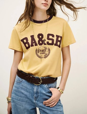 ba&sh Tshirt Ioni - Yellow - 36