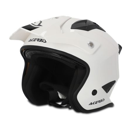 Acerbis Jet Aria Öppen Hjälm Vit L