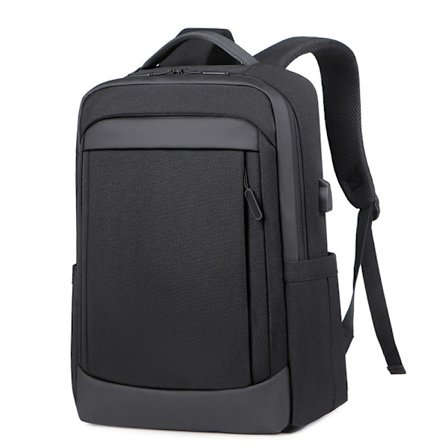 Affärsryggsäck med dubbla axlar för surfplatta, 15 tum, USB-laddning, fritid, ridning, klättring, fashionabel trolleyväska för dator