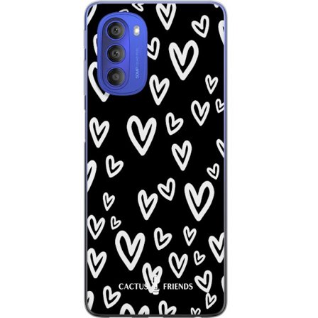 Yhteensopiva Puhelinkuori Motorola Motorola Moto G51 5G Cactus and Friends - Handdrawn Love Chaos