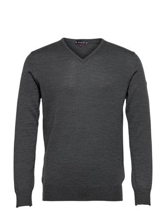 Sweater Noyal Strikkegenser V-krage Svart Armor Lux