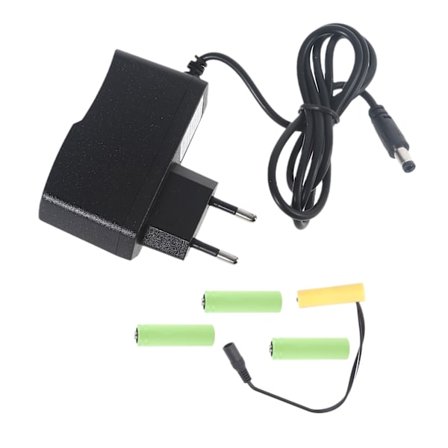 6V LR6 AA Dummy Batteri AA Batteri Eliminatorer Kabel Erstat 4 stk. 1,5V AA Batterier til LED Lys Sphygmomanometer