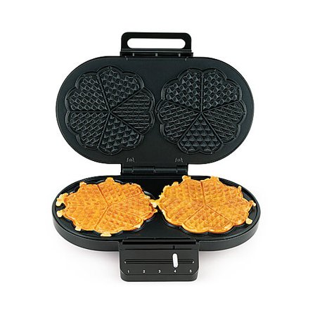 WILFA Vaffeljern WM-1BD Sort Dobbel