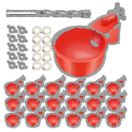 16-pack Automatiska Kycklingvattenkoppar Fjäderfä Vattenkoppar Fjäderfä Vatten Kyckling Vattenkoppar Med Borr