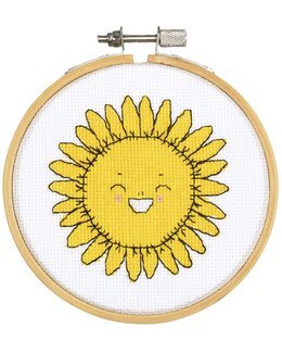 Broderikit Flexitavla Solros - Vervaco