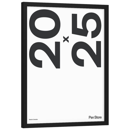 Black Wooden Frame 20x25 cm