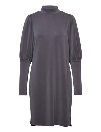 Mw Elle Puff Dress Kort Kjole Grå My Essential Wardrobe