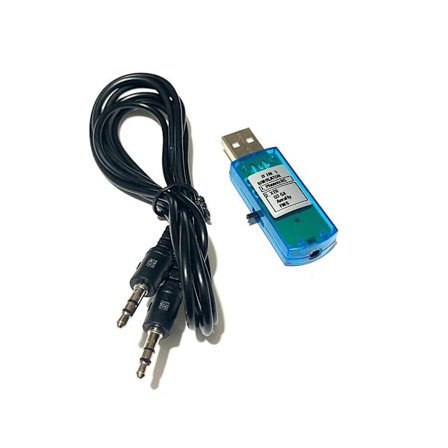 USB Flight Simulator Datorflygsimulator for Xtr5 Fms G4 Fpv Flygplanshelikopterstyrenhet (FMY)