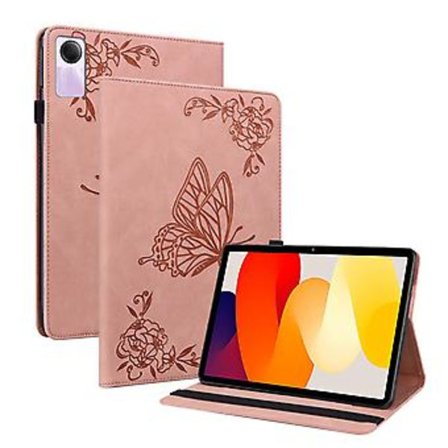 Läderfodral för surfplatta Xiaomi Redmi Pad SE 11 tum (Roséguld)