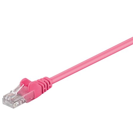 Patchkabel CAT 5e, U/UTP, magenta, 20 m