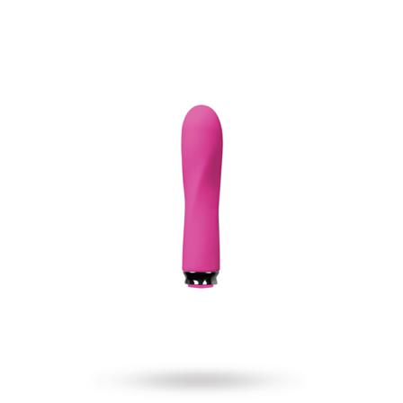 Luxe Compact Vibe Scarlet - Deep Pink - Vuxen.se - Air pressure stimulator, klitoris vibratorer, dildoer, lystkugler, magic wand & æg.