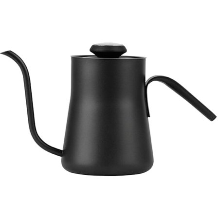 550 ml rustfritt stål kaffekanne med gåsehals termometer hell over kaffekanne