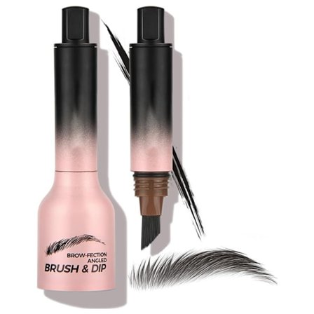 Vandtæt øjenbrynspen til at skabe definerede, hårlignende bryn; vinklet børste; egnet til kvinder.