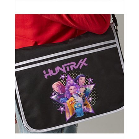 Huntrix Demon hunters k-pop väska med axelrem - skolväska axelväska