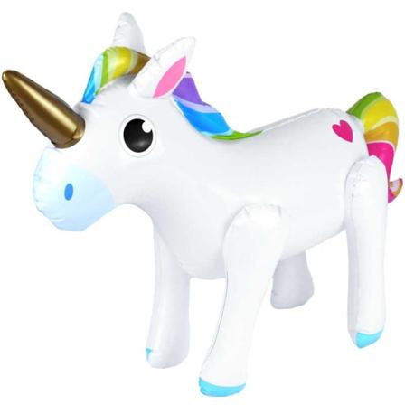 Uppblåsbar Unicorn 53 X 35 Cm Enhörning