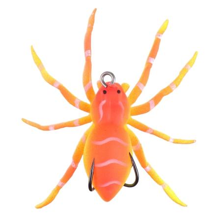 Spindelsimuleringsbete Plast Fiskebete Realistisk Spindel Simmande Bete Orange 8X6.5X2CM Orange 8X6.5X2CM