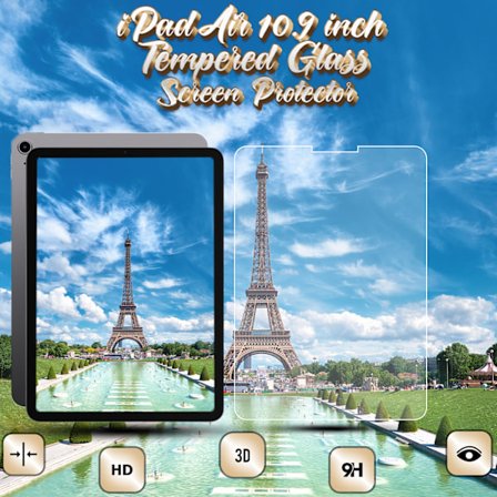 Apple iPad AIR (10.9 Inch) - Härdat Glas 9H - Super Kvalitet Skärmskydd