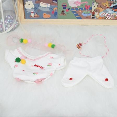 Söta Byxor Plysch Doll Jumpsuits JORDGubbe JORDGubb Strawberry