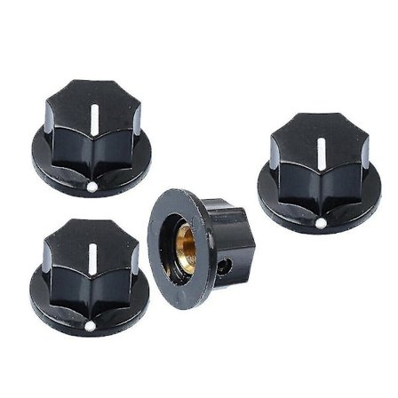 Volumen Tone-Knap Kontrol Potentiometer til Elektrisk Guitar Dele 4stk