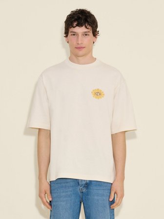 Holzweiler Ranger Logos Tee - Ecru - Men's - Small