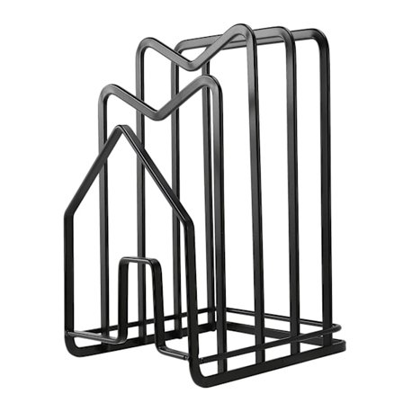 Skärbräda Organiseringsställ Hållare Skärbräda Rack Kök Bänkskiva Krukor Lock Rack Organisera