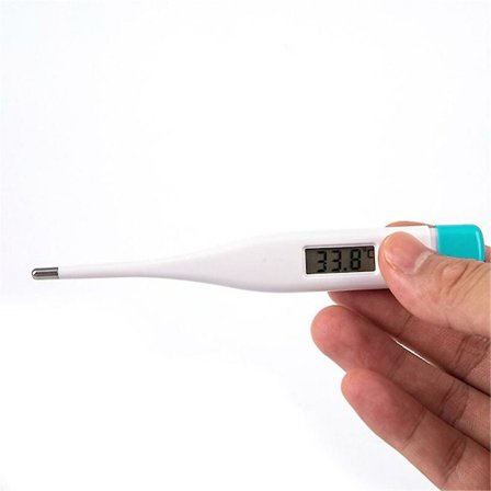 Digital LCD-termometer Hushåll Baby Vuxen Säker Kropp Öra Mun Temperatur Detektor