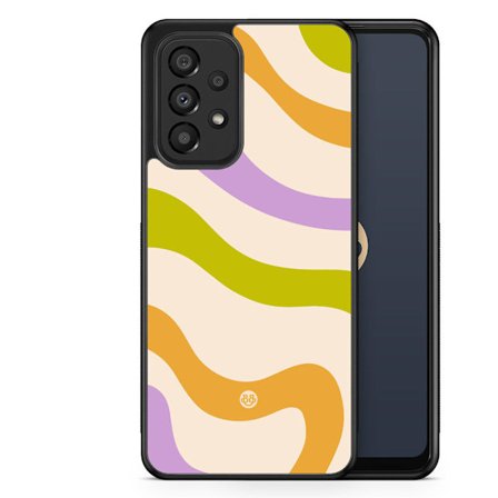 Bjornberry Skal Samsung Galaxy A33 5G -Grön/orange 70-tal