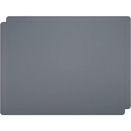 2-delt silikon plassmatte, tegneserie plassmatte, barneplassmatte