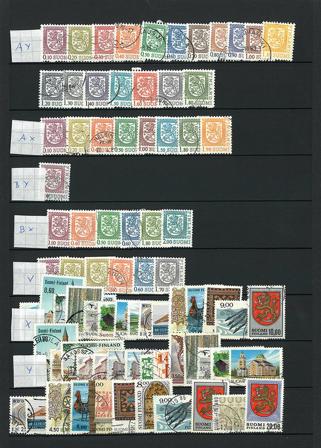 Finland - Model 1975 - 74 forskellige - Stemplet