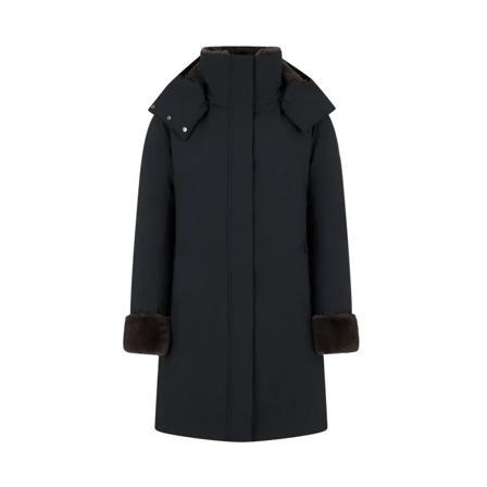 Save The Duck, Parkas Czarny, Kobieta, Rozmiar: L