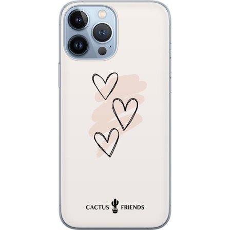 Yhteensopiva Puhelinkuori Apple Apple iPhone 13 Pro Max Cactus and Friends - Soft Romance Sketch