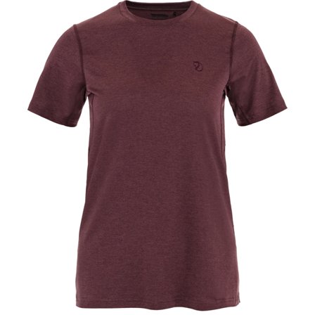 Fjällräven Women's Abisko Day Hike T-Shirt in Port | Size: Medium