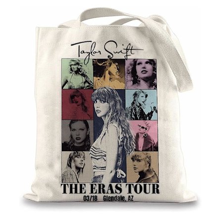 Lady Tote Tasker Taylor Swift Album Inspireret Rejse Opbevaringspose Musikelsker Merch Gaver