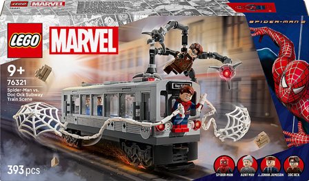 Lego Marvel Spider-Man mod Doc Ock – metrotog-scene 76321 Byggelegetøj, Børn & Forældre, Motorik & Bevægelse, Klodser Og Stabletårne