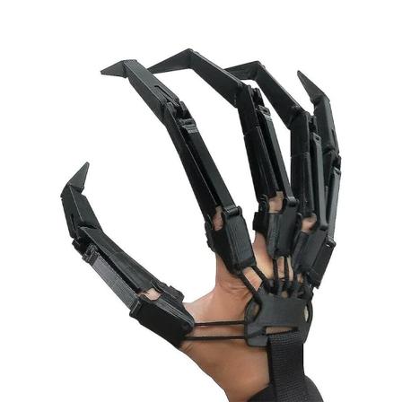 3D Halloween Leddelt Fingerklo Cosplay Dekoration