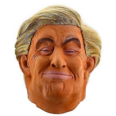 Donald Trump Mask - Latex Helhuvud (Vuxenstorlek) C