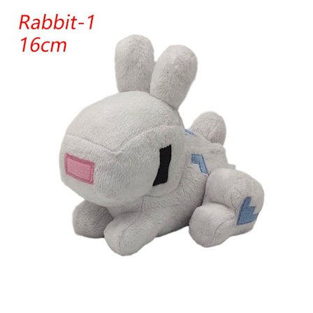 Minecraft Kanin Plysjleketøy 16cm Dyrefigur[JSR]