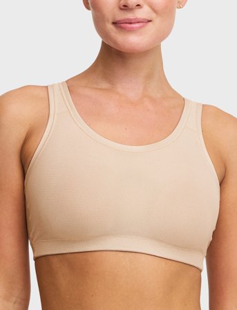 Swegmark Core Sports Bra Moulded Cups - Beige - XL