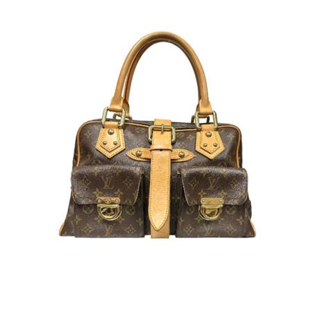 Louis Vuitton Vintage Pre-owned Canvas handTass , Bruin , unisex , Maat: ONE Size Vintage Tassen