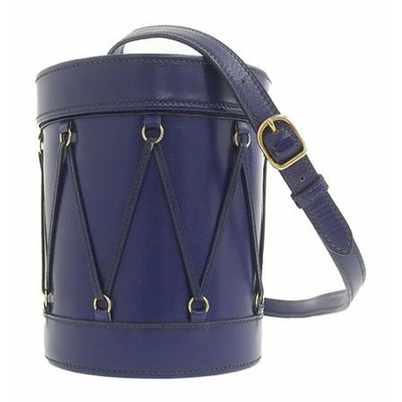 Hermès Vintage Shoulder Väska blå, Dam Vintage Väskor, Dam, Storlek: ONE SIZE
