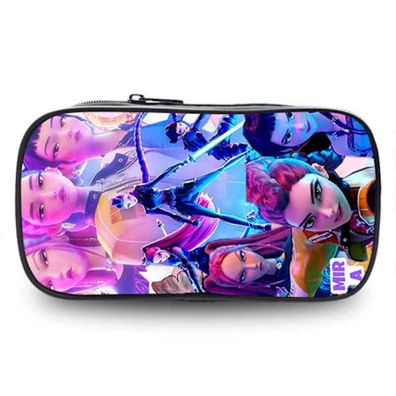 Demon Hunter Group - Forskellige stilarter af penalhuse i Oxford-stof med kæde - Meget holdbare, stor kapacitet, anime-tema opbevaringsposer til 