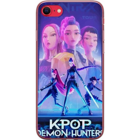 Kompatibelt Mobilskal till Apple Apple iPhone 7 Trendiga KPop Demon Hunters docka figur