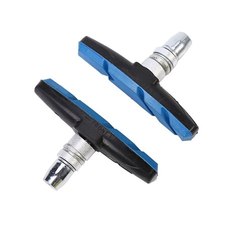 1 par cykel mountainbike V bremseholder puder sko gummiklodser (blå)