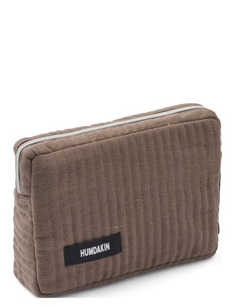 Humdakin Linen Cosmetic Bag - Brown - ONE SIZE