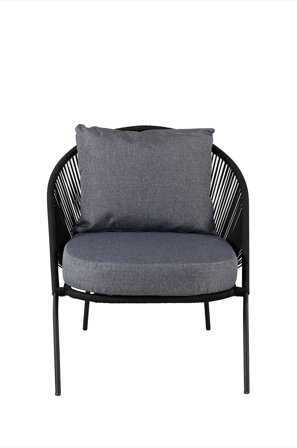 Venture Home - Fåtölj Lindos 2-pack - Svart - Utestolar & pallar - Från Homeroom