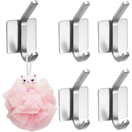 Hæklet vægmonteret hylde, hæklet håndklædeholder, hæklet klæbende, hæklet dobbelt dør, hæklet