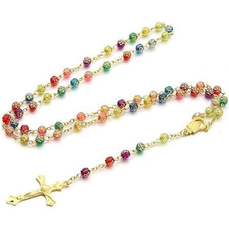 Kors vedhæng halskæde (guld), kristen kors halskæde, egnet