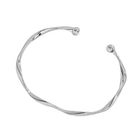 Mode Vridet Armband Enkel Design Öppningsarmband Smycken y Mode X0M8