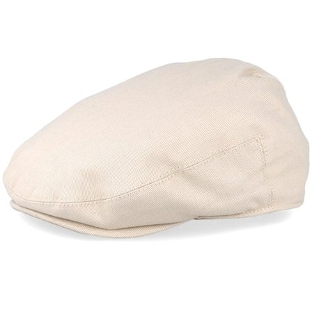 Kangol - Beige flatcap Cap - Washed Cap Khaki Flat Cap @ Hatstore