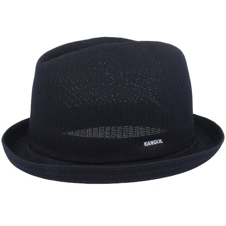 Kangol - Tropic Player Black Bucket Trilby Black Hat - @ Hatstore